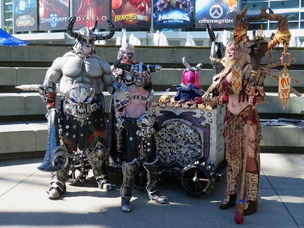 BlizzCon 2018 cosplayer family